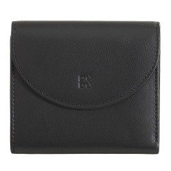 DUDU Portafoglio Donna in Pelle Vera Morbida Piccolo, Tasche Portacarte, Porta Banconote, Cerniera Posteriore per Monete, Portafogli RFID con Chiusura a Bottone Colorato - Img 2