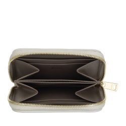 DUDU Portafoglio Donna Piccolo in Pelle Intrecciata Zip Around – Elegante e Compatto, Porta Carte, Portamonete e Banconote con Cerniera - Img 4