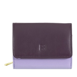 DUDU Portafoglio donna piccolo RFID in pelle multicolore Colorful