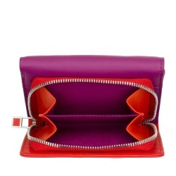 DUDU Portafoglio donna piccolo RFID in pelle multicolore Colorful - Img 4