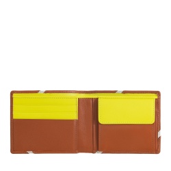 DUDU Portafoglio Uomo Compatto in Pelle – Design Ispirato al Tennis – Portafoglio Piccolo con Portamonete, Tasche per Carte e Banconote - Img 2
