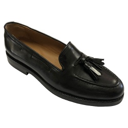 MOCASSINI UOMO IN PELLE CON NAPPINE GAROFALO GIANBATTISTA ARTIGIANALI MADE IN ITALY - Img 3