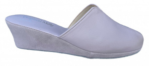 PANTOFOLA DONNA MILLY IN PELLE ARTIGIANALE MADE IN ITALY - Img 9