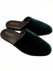 PANTOFOLE UOMO IN VELLUTO MAGNUS MADE IN ITALY - Img 4