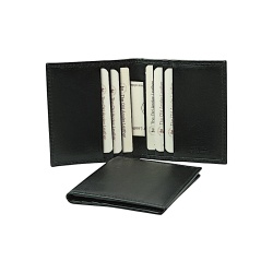 PORTA CARTE DI CREDITO IN PELLE A 8 POSTI CON RFID OLD ANGLER FIRENZE - Img 5