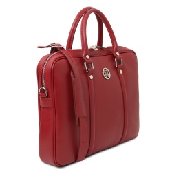 Prato - Borsa porta computer da donna in pelle saffiano - Img 2