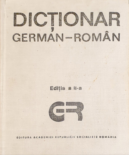 Dictionar german-roman | RSR Academia