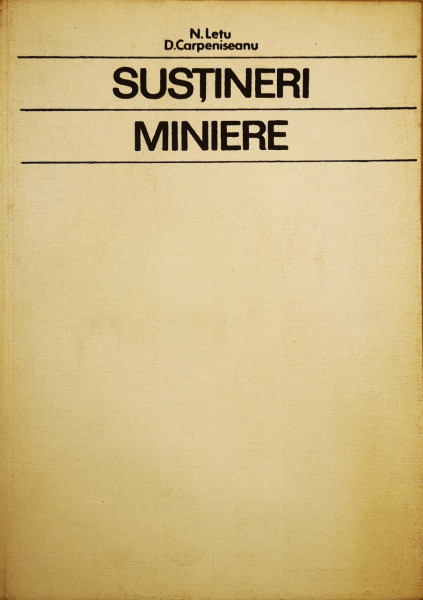 Sustineri miniere | N. Letu, D. Carpeniseanu