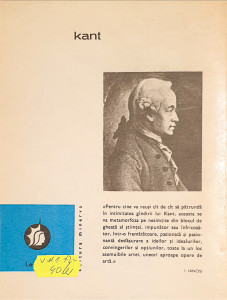 Despre frumos si bine | Immanuel Kant