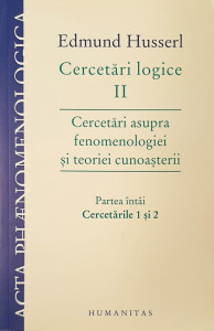 Cercetari logice II/1 | Edmund Husserl