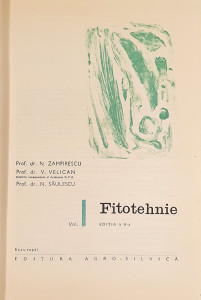 Fitotehnie | Zamfirescu N., Velican V., Saulescu N.