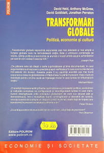 Transformari globale | David Held, Anthony McGrew, David Goldblatt, Jonathan Perraton