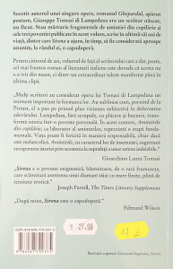 Sirena si alte povestiri | Giuseppe Tomasi di Lampedusa