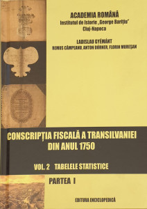 Conscriptia fiscala a Transilvaniei din anul 1750, vol. 2 | Academia Romana