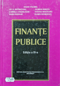 Finante publice | Iulian Vacarel