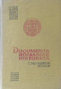 Documenta Romaniae Historica-C. Transilvania, volumul XII (1361-1365) | Stefan Pascu