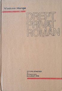 Drept privat roman | Vladimir Hanga