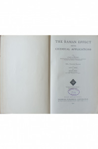 The Raman Effect and its Chemical Applications | James H. Hibben