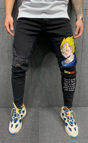 Blugi slim fit Dragon Ball Z cod : B5669