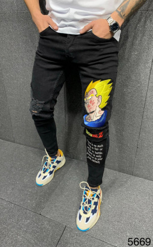 Blugi slim fit Dragon Ball Z cod : B5669