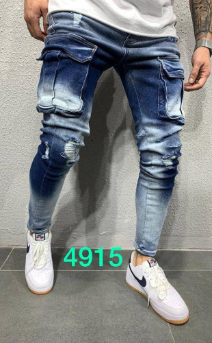 Blugi Skinny Conici cu Buzunare