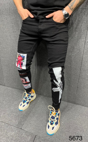Blugi slim fit ak-47 cod B5673