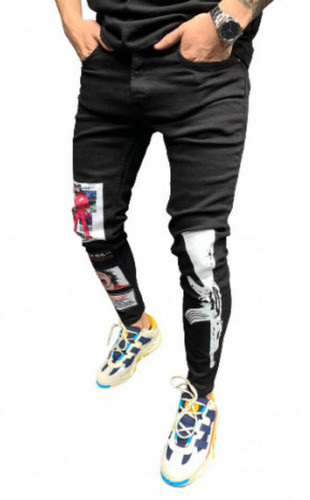 Blugi slim fit ak-47 cod B5673