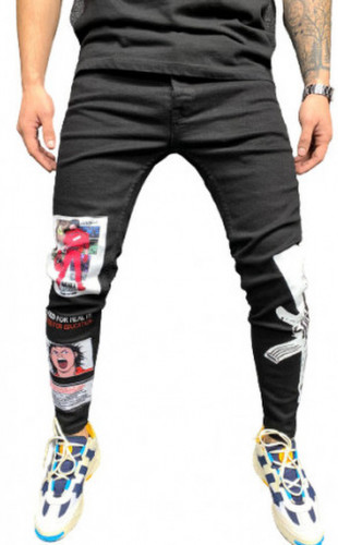 Blugi slim fit ak-47 cod B5673