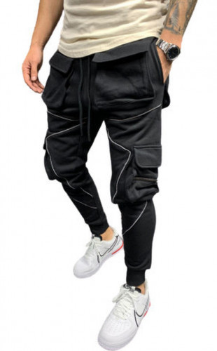 PANTALONI BUZUNARE FRONTALE BLACK COD BRS P 5218 BLACK