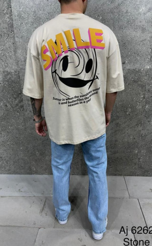 Tricou oversize smile stone aj-6262