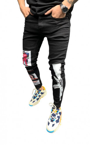 Blugi slim fit ak-47 cod B5673