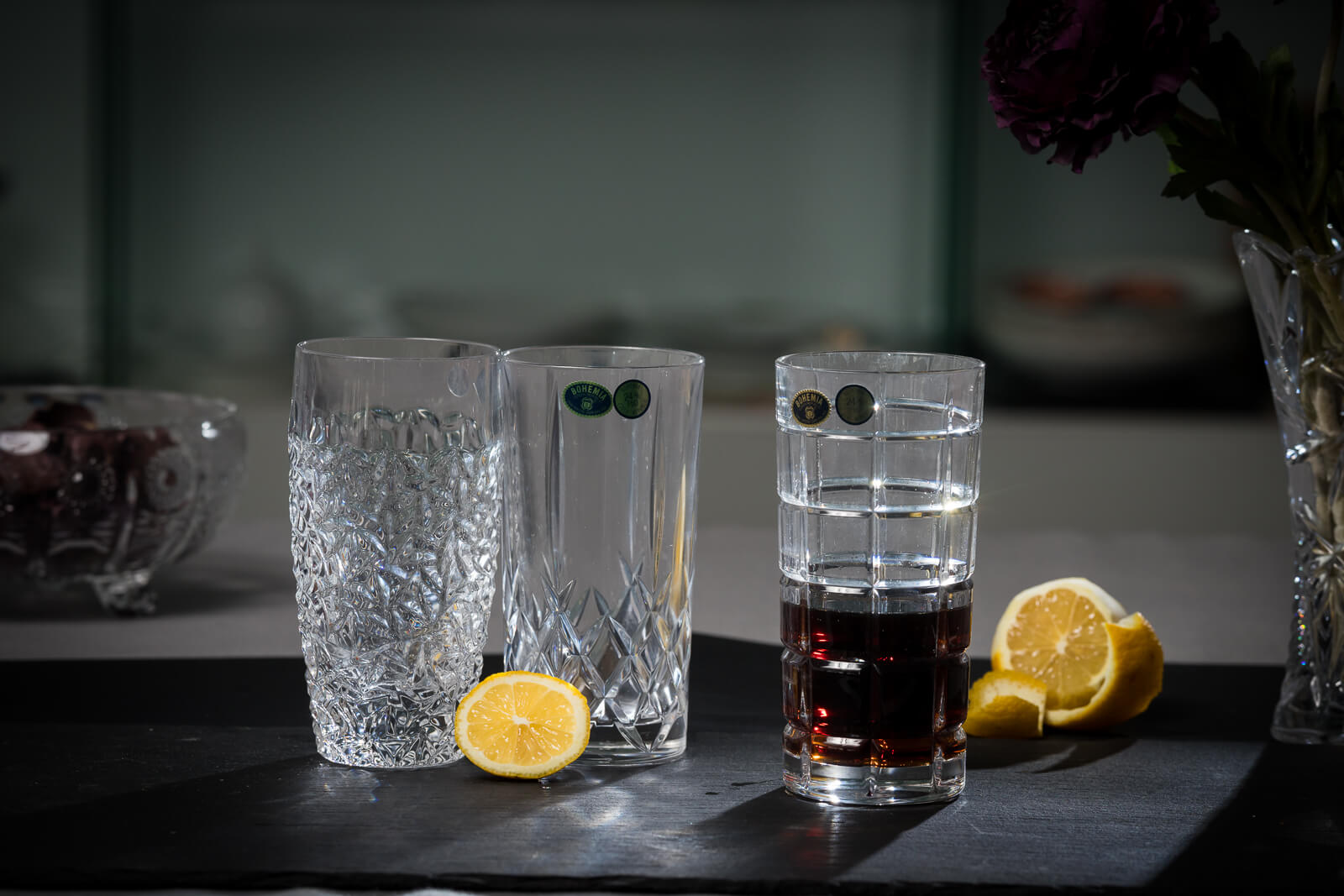 Pahare cristal pentru apa & suc
