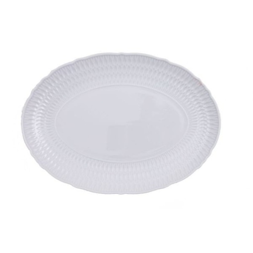 SOFIA WHITE Platou portelan oval 34 cm