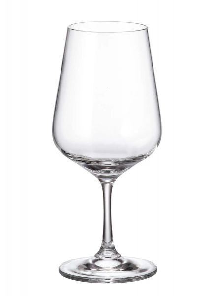 APUS Set 6 pahare sticla cristalina Bohemia vin 450 ml