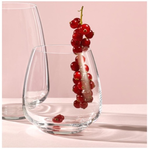 GISELLE Set 6 pahare sticla cristalina whisky fara picior 400 ml