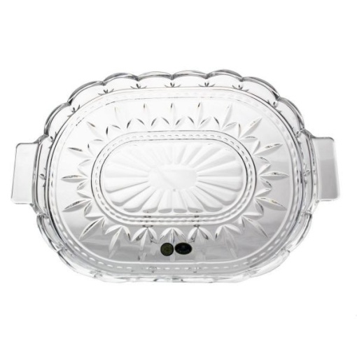Platou cristal Bohemia 36.5 cm