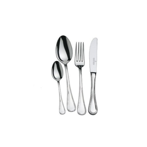 LIGATO Set tacamuri inox placat cu argint AG 90 - 12 persoane (72 piese)