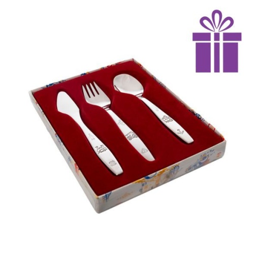 Set 3 tacamuri pentru copii placate cu argint - AG 90