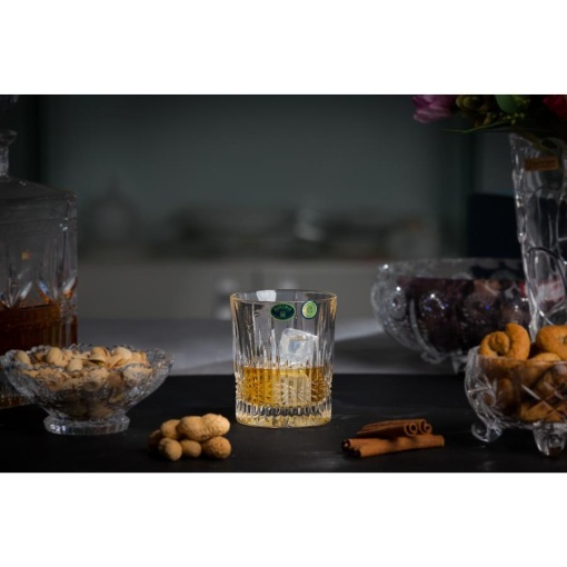 VIBES Set 6 pahare cristal Bohemia whisky 300 ml