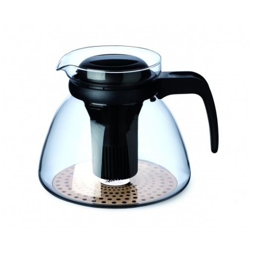 VIOLA Ceainic sticla termorezistenta pentru inductie 1.5 l