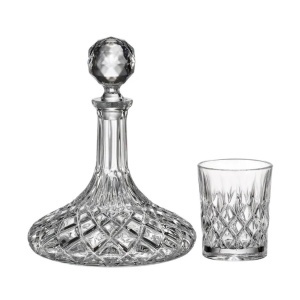 ANGELA - Pahare whisky si decanter Cristal Bohemia (set 7 piese) (99999-14100-149)