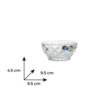 Bol cristal Bohemia 9.5 cm - Img 2