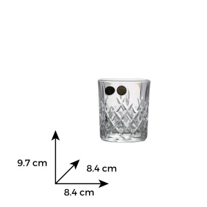 BRIXTON Set 6 pahare cristal Bohemia whisky 320 ml - Img 4