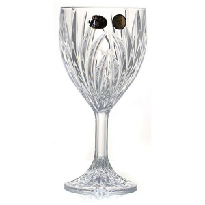 ELISE Set 6 pahare cristal Bohemia vin rosu 220 ml - Img 2
