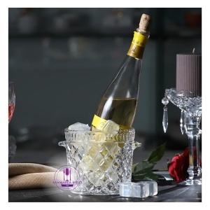 Frapiera / Vas pentru gheata cristal Bohemia 12.6 cm