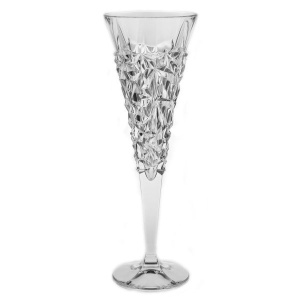 GLACIER Set 6 pahare cristal Bohemia sampanie 200 ml - Img 1