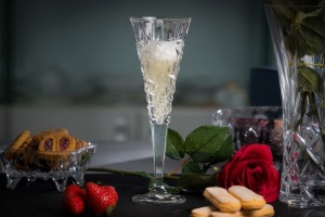GLACIER Set 6 pahare cristal Bohemia sampanie 200 ml - Img 2