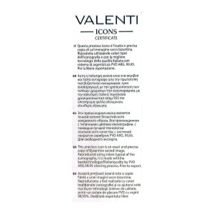 CERTIFICAT DE GRANTIE VALENTI