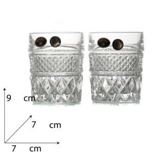 MADISON Set 6 pahare cristal Bohemia whisky 240 ml - Img 3