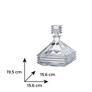 MARIA Decantor whisky cristal Bohemia 800 ml - Img 3